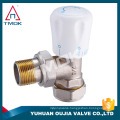 two way mixing valve plastic handle thermostatic radiator pipe thread connection brass temperature control valve in OUJIA